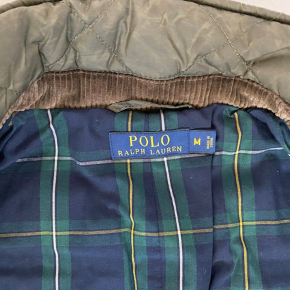 Polo Ralph Lauren Vintage Men's Medium Northfield Quilted Olive Jacket - Picture 14 of 16